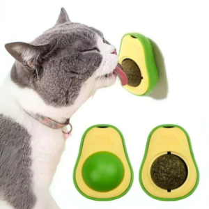 Bola de catnip adherible para gatos