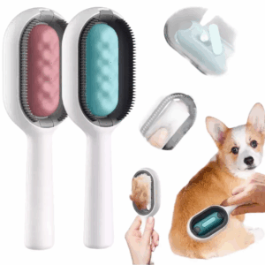 Cepillo quitapelos y masajeador para perros y gatos